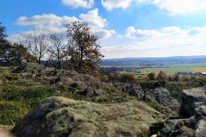 View from the the "roof" of Moravian Karst